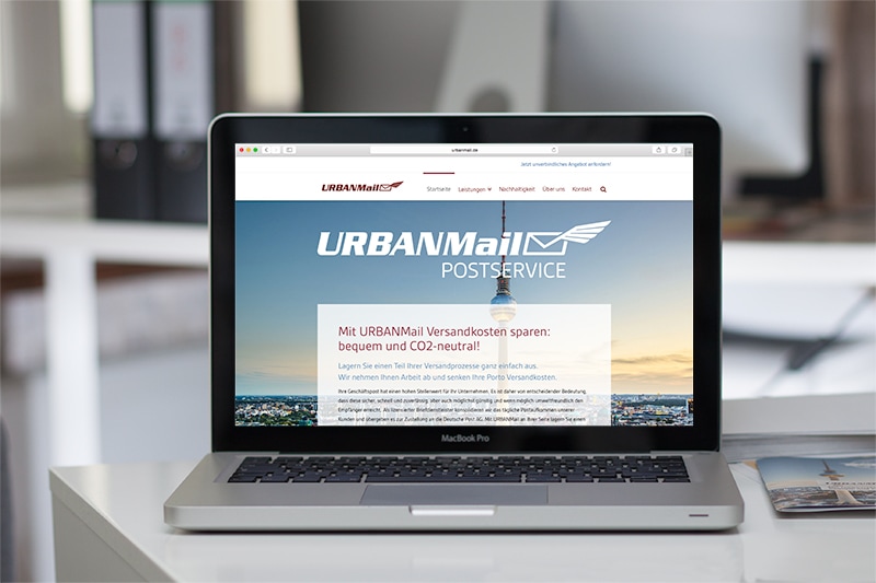 Startseite von Urbanmail